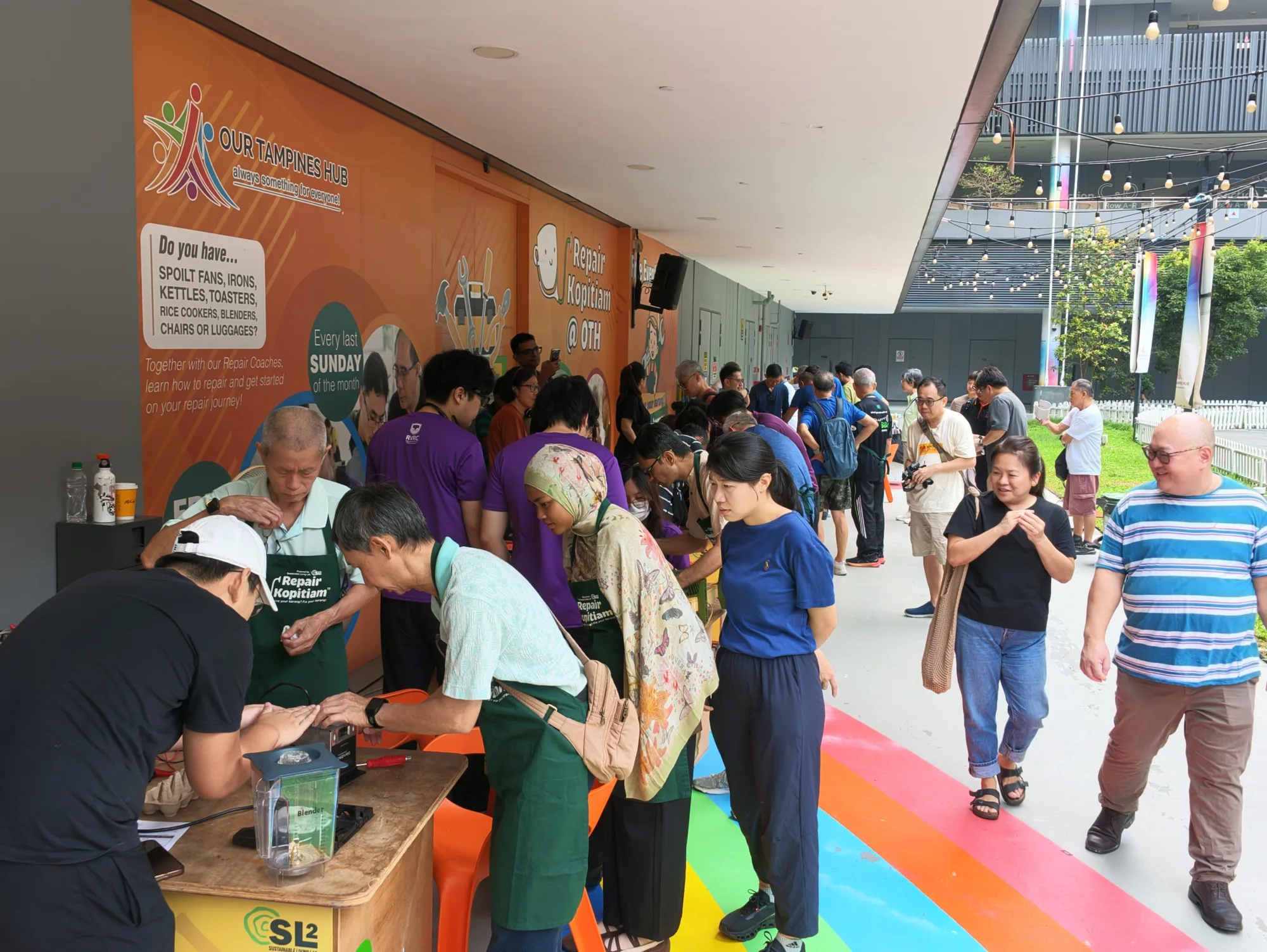 One repair at a time: growing a community of change